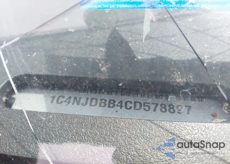 2012 Jeep Compass Sport z USA, uszkodzony, nr VIN 1C4NJDBB4CD578897